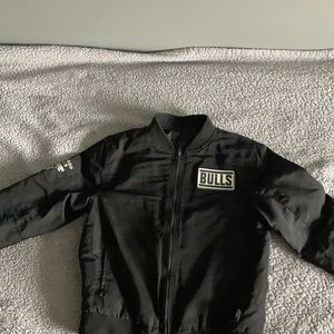 Boys black Chicago bulls jacket